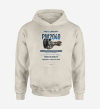 Thumbnail for PW2040 design on khaki hoodie single side