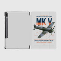 Thumbnail for Hawker Tempest Mk V design on light gray samsung tablet tablet case