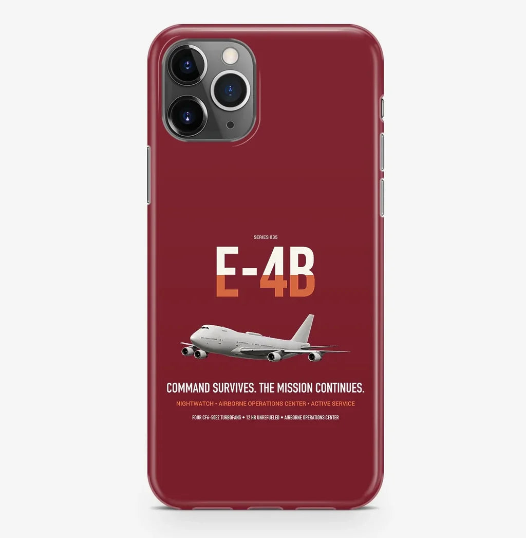 E-4B Nightwatch design on dark red magsafe iphone case, for iPhone Pro Max