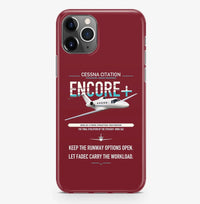 Thumbnail for Cessna Citation Encore+ design on dark red magsafe iphone case, for iPhone Pro Max