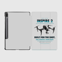 Thumbnail for DJI Inspire 2 design on light gray samsung tablet tablet case