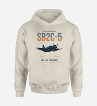 Thumbnail for SB2C-5 Helldiver design on khaki double-side hoodie, single-side print