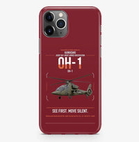 Thumbnail for Kawasaki OH-1 design on dark red magsafe iphone case, for iPhone Pro Max