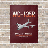 Thumbnail for WC-135R Constant Phoenix vertical canvas print - no frame - dark red background