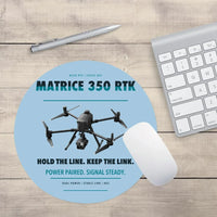 Thumbnail for DJI Matrice 350 RTK design on light blue round mouse pad