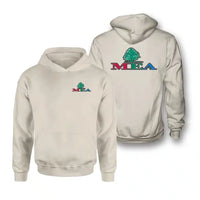 Thumbnail for Middle East Airlines(MEA) logo on khaki double side hoodie