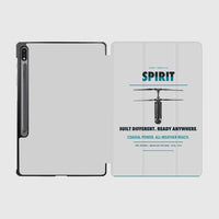 Thumbnail for Ascent AeroSystems Spirit design on light gray samsung tablet tablet case