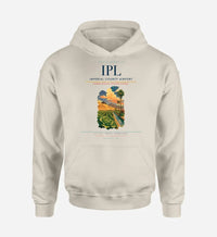 Thumbnail for Imperial County Airport (IPL) design on khaki hoodie single-side print