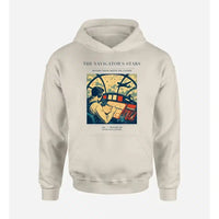 Thumbnail for VINTAGE G4297 - The Navigator's Stars - Premium Hoodie design on khaki premium