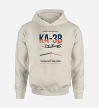 Thumbnail for KA-3B Skywarrior design on khaki double-side hoodie, single-side print