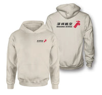 Thumbnail for Shenzhen Airlines logo on khaki double side hoodie