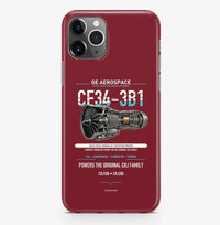 Thumbnail for CF34-3B1 Case ProMax design on dark red iphone case promax