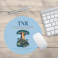 Thumbnail for Ivato International Airport (TNR) design on light blue round mouse pad