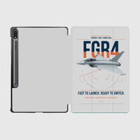 Thumbnail for Eurofighter Typhoon FGR4 design on light gray samsung tablet tablet case