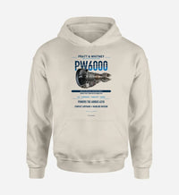 Thumbnail for PW6000 design on khaki hoodie single side