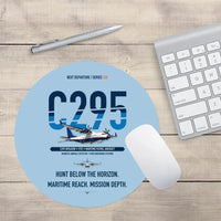 Thumbnail for Airbus C295 MPA/ASW design on light blue round mouse pad
