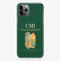 Thumbnail for Champaign/Urbana Airport (CMI) design on dark green iPhone 16 Pro MagSafe case
