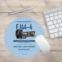 Thumbnail for FJ44-4 design on light blue round mouse pad