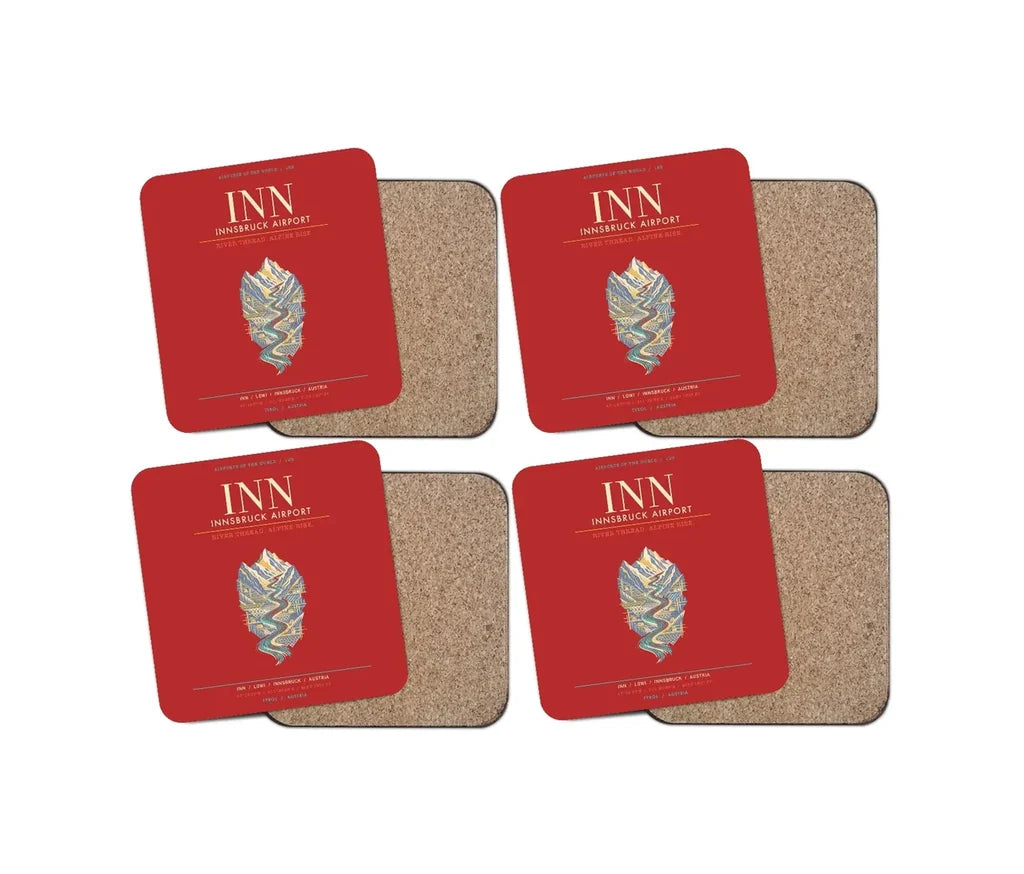 Innsbruck Airport INN - Inn Valley Alpine Weave - Red