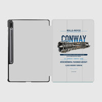 Thumbnail for CONWAY design on light gray samsung tablet tablet case