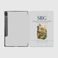 Thumbnail for Achmad Yani International Airport (SRG) design on light gray samsung tablet tablet case