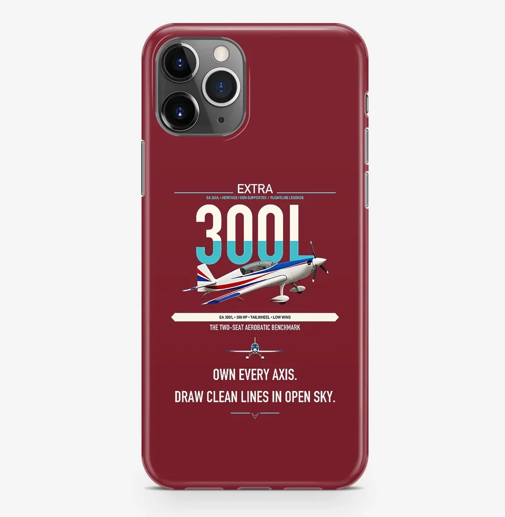 Extra 300L design on dark red magsafe iphone case, for iPhone Pro Max