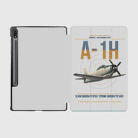 Thumbnail for A-1H Skyraider design on light gray samsung tablet tablet case
