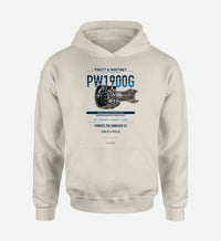 Thumbnail for PW1900G design on khaki hoodie single side