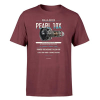 Thumbnail for PEARL 10X design on dark red single side