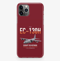 Thumbnail for EC-130H Compass Call design on dark red magsafe iphone case, for iPhone Pro Max
