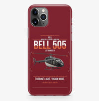 Thumbnail for Bell 505 Jet Ranger X design on dark red magsafe iphone case, for iPhone Pro Max