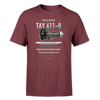 Thumbnail for TAY 611-8 design on dark red single side