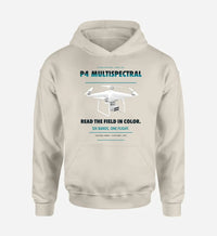 Thumbnail for DJI P4 Multispectral design on khaki hoodie single side
