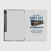 Thumbnail for SPEY 511 design on light gray samsung tablet tablet case