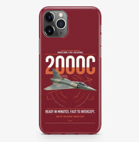 Thumbnail for Dassault Mirage 2000C RDI design on dark red magsafe iphone case, for iPhone Pro Max