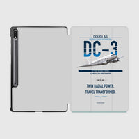 Thumbnail for Douglas DC-3 design on light gray samsung tablet tablet case