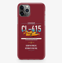 Thumbnail for Canadair CL-415 design on dark red magsafe iphone case, for iPhone Pro Max