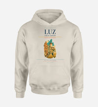 Thumbnail for Lublin Airport (LUZ) design on khaki hoodie single-side print