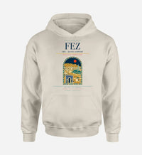 Thumbnail for Fes (FEZ) design on khaki hoodie single-side print