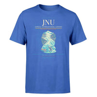Thumbnail for Juneau International Airport (JNU) T-Shirt single-side front print in Blue | juneau-international-airport-jnu-double-side-t-shirt