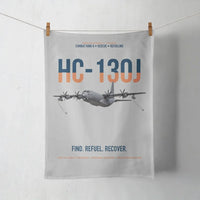 Thumbnail for HC-130J COMBAT KING II design on light gray towel
