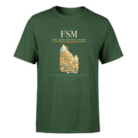 Thumbnail for Fort Smith Airport (FSM) Premium T-Shirt Dark Green