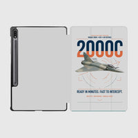 Thumbnail for Dassault Mirage 2000C RDI design on light gray samsung tablet tablet case