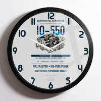 Thumbnail for IO-550 design on light gray framed wall clock