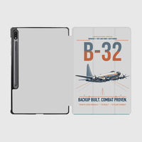 Thumbnail for B-32 Dominator design on light gray samsung tablet tablet case