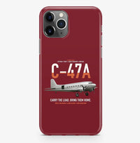 Thumbnail for C-47A Skytrain design on dark red magsafe iphone case, for iPhone Pro Max