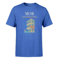 Thumbnail for Mobile Regional Airport (MOB) T-Shirt single-side front print in Blue | mobile-regional-airport-mob-double-side-t-shirt