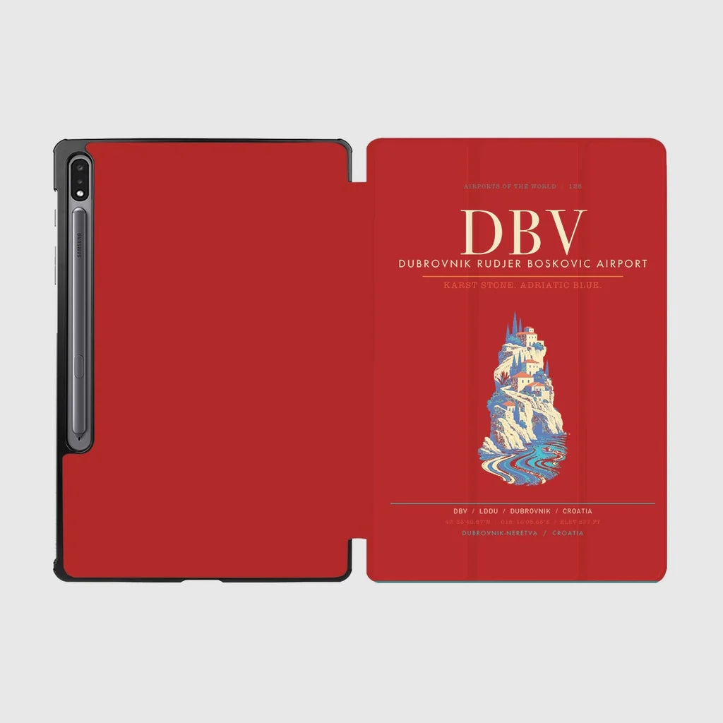 Dubrovnik Ruer Boskovic Airport DBV - Karst Adriatic Stone Current - Red