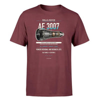 Thumbnail for AE 3007 design on dark red single side