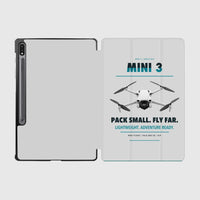 Thumbnail for DJI Mini 3 design on light gray samsung tablet tablet case